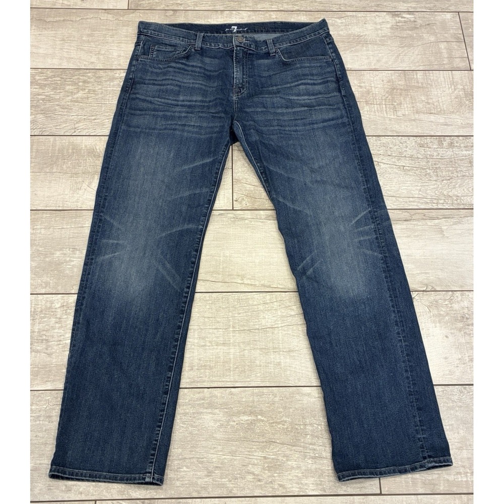 7 For All Mankind Austyn Relaxed Straight Leg Jeans Mens 40x34  Japanese Fabric‎